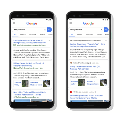 В мобильной выдаче Google появились фавиконки